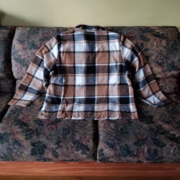 COPY - NWOT plaid/check/colour block, long sweater/top, Shein, XL, soft poly - Picture 3 of 7